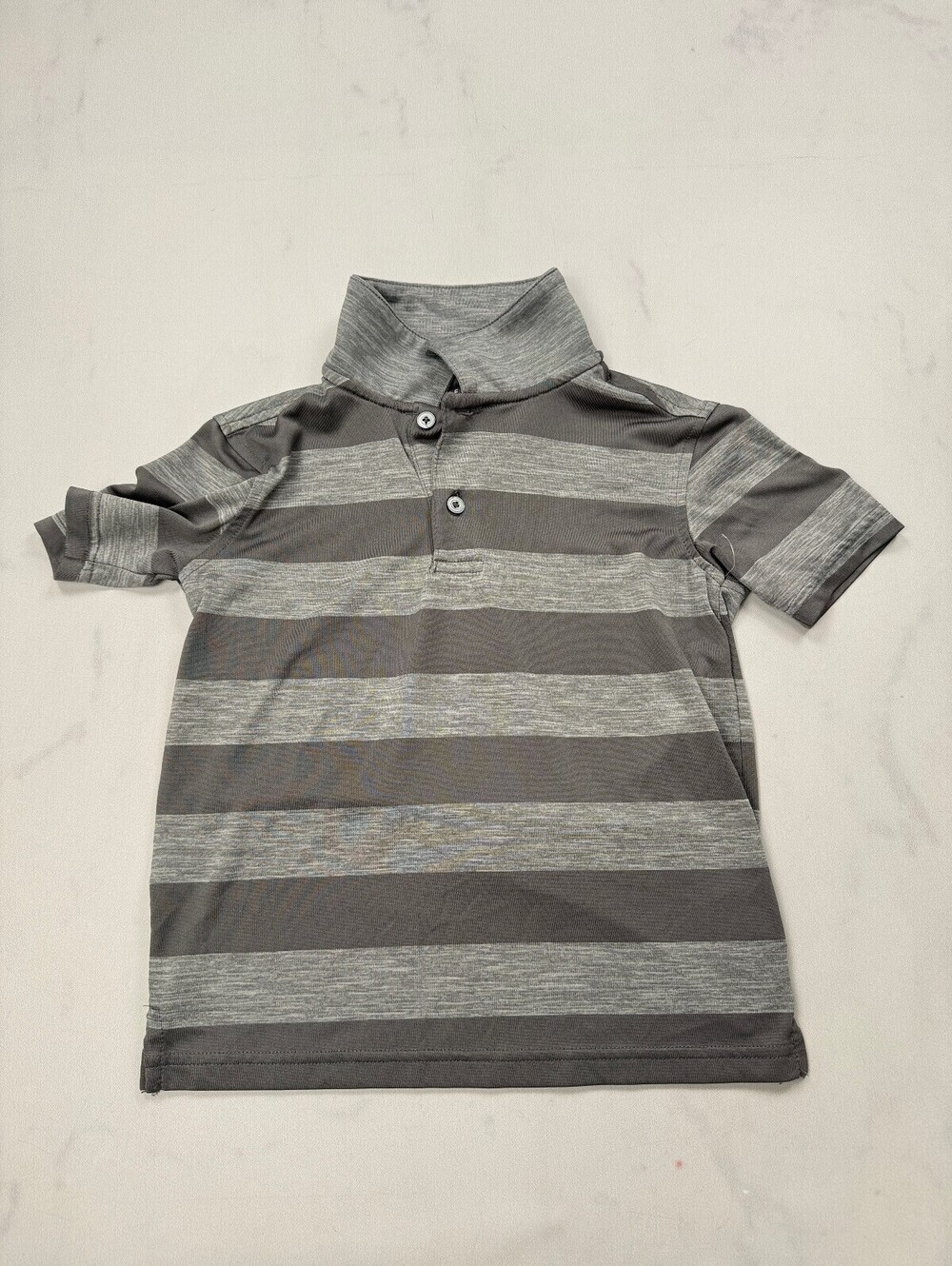 George Polo Shirt Gray 90s Classic Sizing - Boys XS